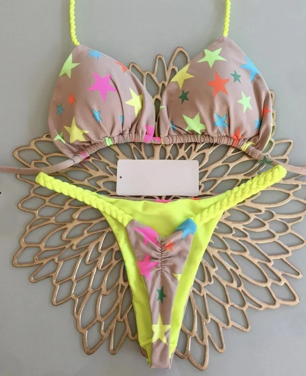 New Sexy Women Bikini Beach Holiday Swimsuit Two-piece Set - Image 17