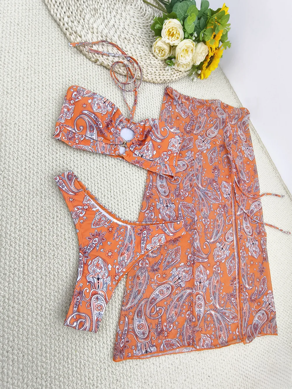 Woman Swimsuits 2025 Beach Dress Swimwear Clothing Beachwear Beach Dresses Clothes Women's Sarong Feminina Tankini Female Suits - Image 6