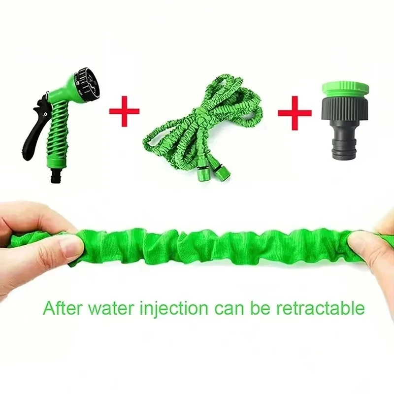 25FT-200FT Expandable Magic Hose Lightweight Design Durable Materials 7 Water Spraying Functions Gun Home Garden Watering Tools - Image 2