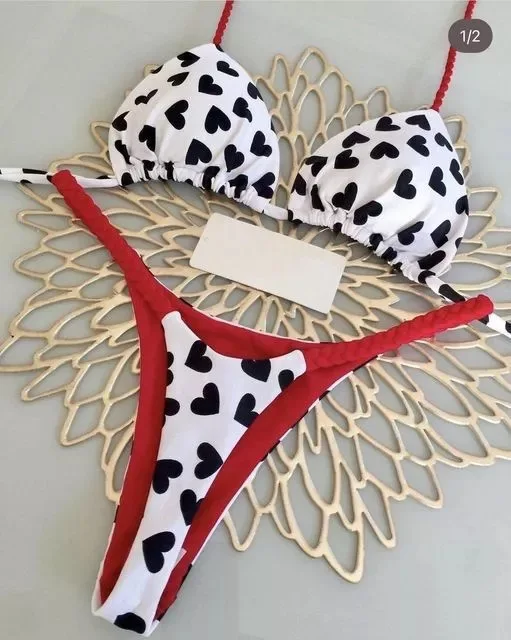 New Sexy Women Bikini Beach Holiday Swimsuit Two-piece Set - Image 11