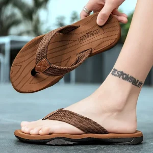 Fashion Mens Sandals Outdoor Soft Summer Slippers Size 39-46 Jumpmore Shoes Men Flip Flops Luxury Sandals  슬리퍼  Slides Men