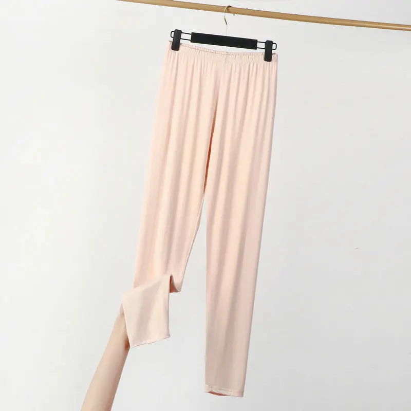 Large size XL to 8XL Modal Thin Leggings Solid color Ankle length legging Women workout slimming base Stretch Pants - Image 10