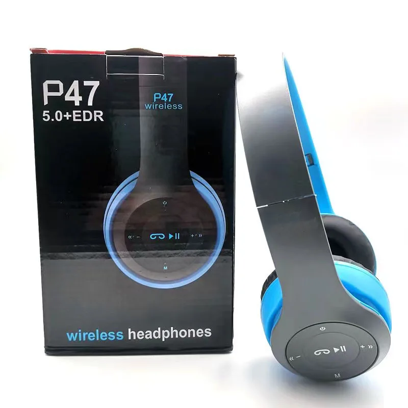 Stereo P47 Headset 5.0 Bluetooth Headset Folding Series Wireless Sports Game Headset for iPhone XiaoMi - Image 3