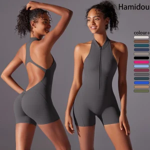 Women Bodysuits Gym Push Up Workout Clothes Fitness Sports Bodysuit Yoga Suit  Breathable Quick Drying Sports Yoga Clothing