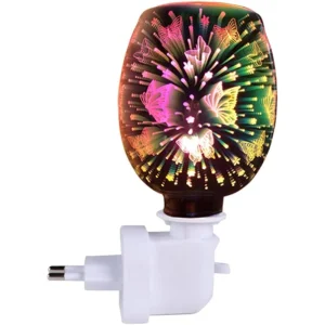 Wax Melt Light Burner Wax Burner Melter Pluggable Fragrance Warmer 3D Star Candle Warmer Smokeless Wax Heater Fragrance Lamp fo