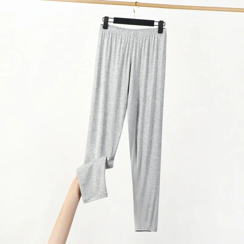 Large size XL to 8XL Modal Thin Leggings Solid color Ankle length legging Women workout slimming base Stretch Pants - Image 7